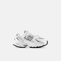 New Balance scarpa sneakers da bimbi 530 BUNGEE LACE IZ530SB1 Bianco-Argento