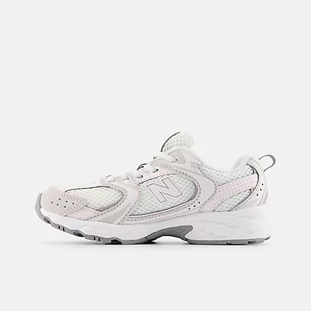 New Balance 530 Bungee Lace P5304AU Grigio-Rosa - Sneakers Junior Ragazza
