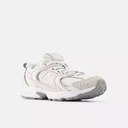 New Balance 530 Bungee Lace P5304AU Grigio-Rosa - Sneakers Junior Ragazza
