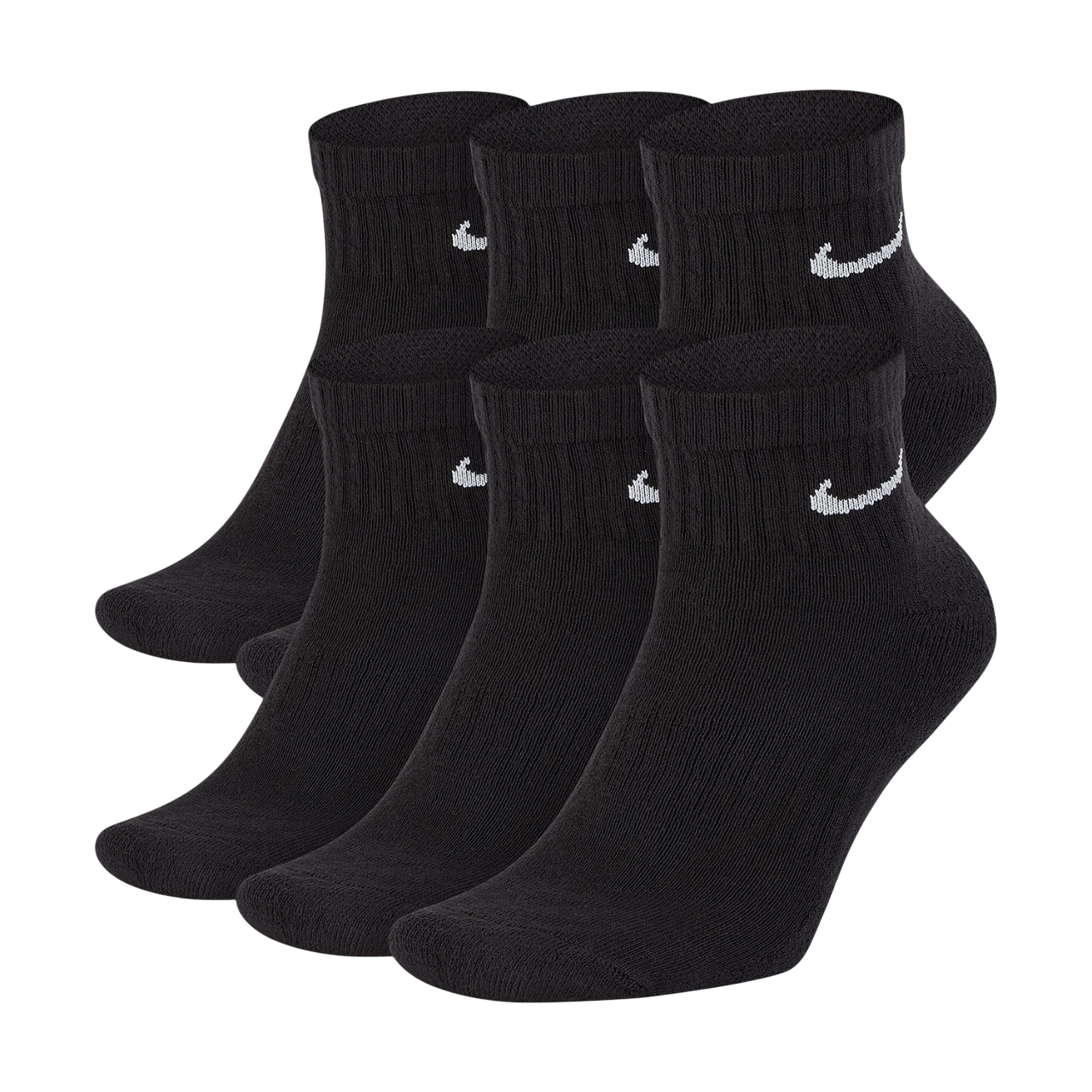 Nike Calze Everyday Cushioned SX7669-010 Training Unisex Nero 6 Paia