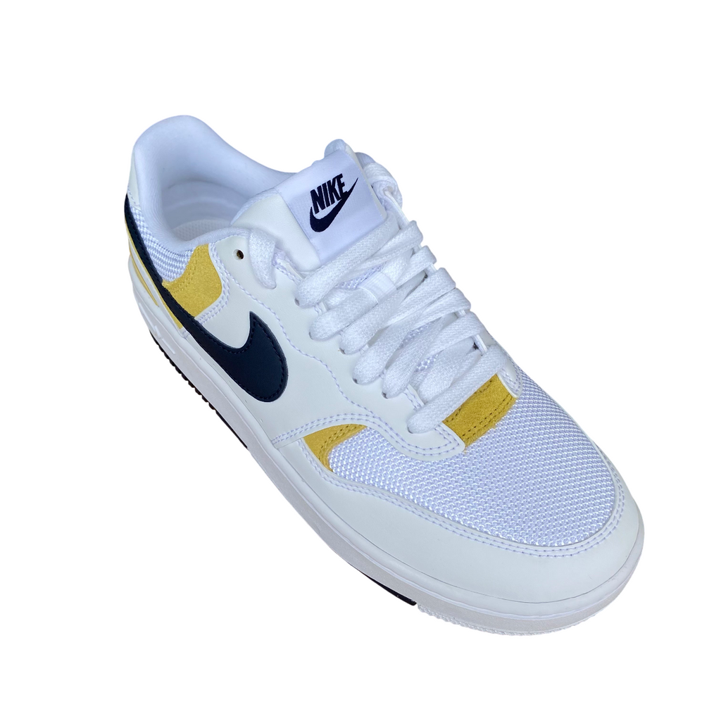 Nike HJ5997-101 Gamma Force Bianco-Giallo - Sneakers Donna Platform