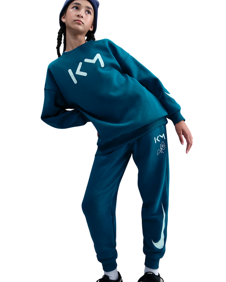 Nike Pantaloni Jogger Football Kylian Mbappé Club Fleece II1506-301 Grand Purple – Bambino Calcio, Comfort