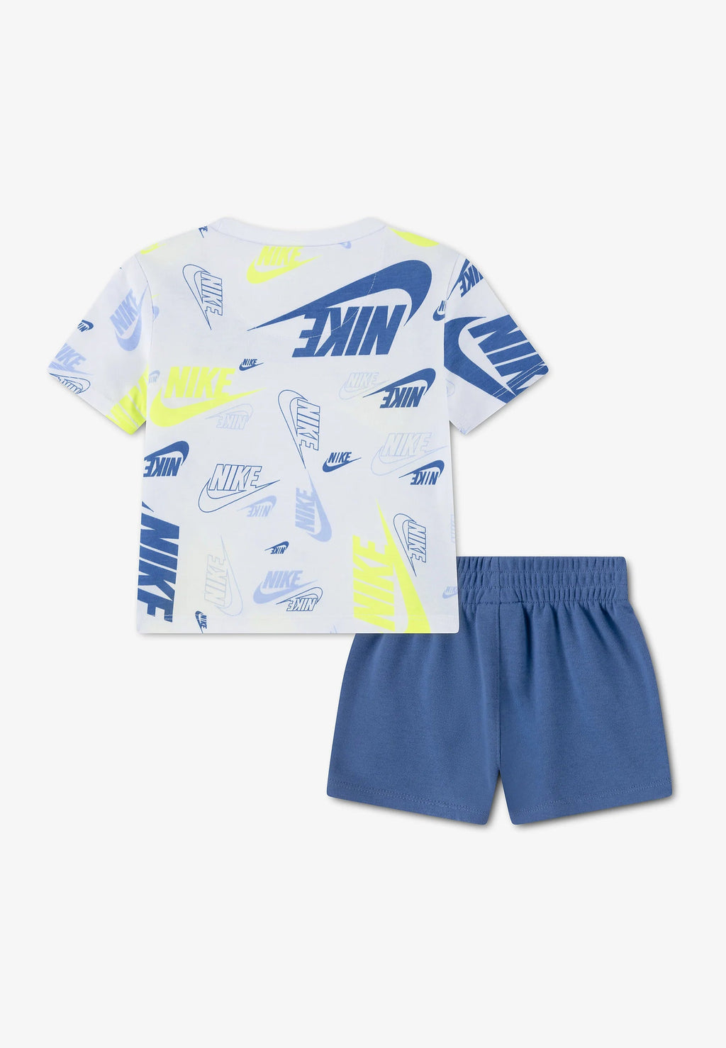 Nike Completino Ragazzo Bianco Celeste Futura AOP - 86N043-B4T