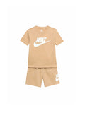 Nike Completo Sportivo Ragazzo Futura Tee Beige - 86L596-X0L