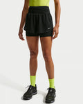 Nike Pantaloncino Running 2in1 Donna Dri-FIT Flow Nero - IF7518-010