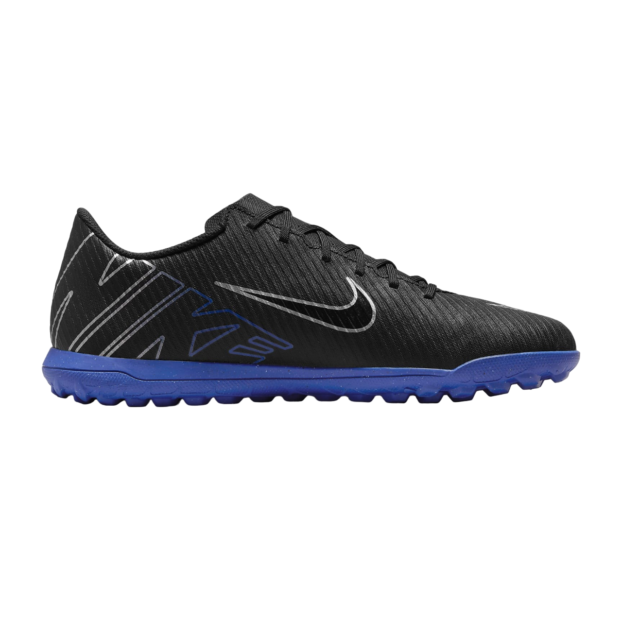 Nike Scarpa Calcetto Mercurial Vapor 15 Club DJ5968-040 Nero Azzurro Uomo