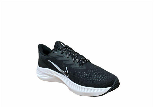 Scarpe Running Nike Zoom Winflo 7 Uomo Nero Bianco - Ammortizzazione Zoom Air