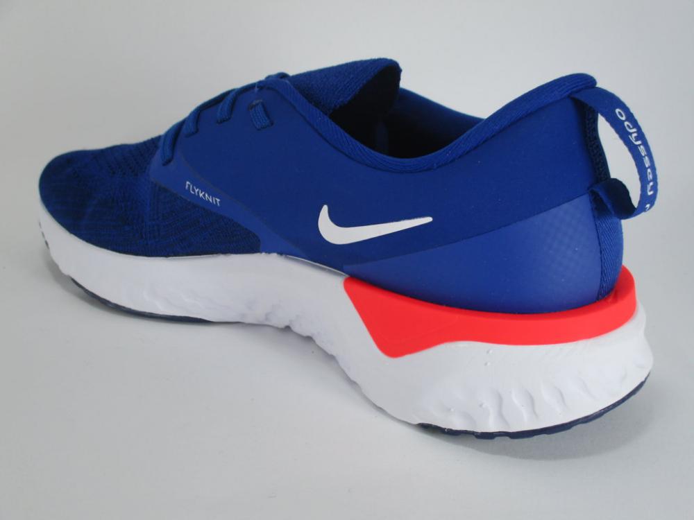Nike Odyssey React 2 Flyknit AH1015 400 - Scarpe Running Uomo Blu | 826220779577