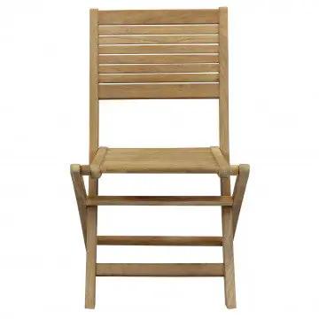 Sedia pieghevole Mirage in teak marrone Dimensioni: cm 42 x 51 x 85 h