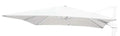 Ombrellone a braccio Deluxe 4x4 mt – Struttura in alluminio, bianco