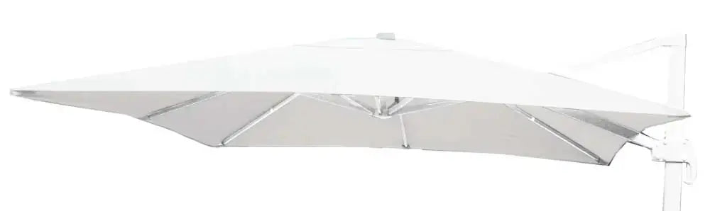 Ombrellone a braccio Deluxe 4x4 mt – Struttura in alluminio, bianco