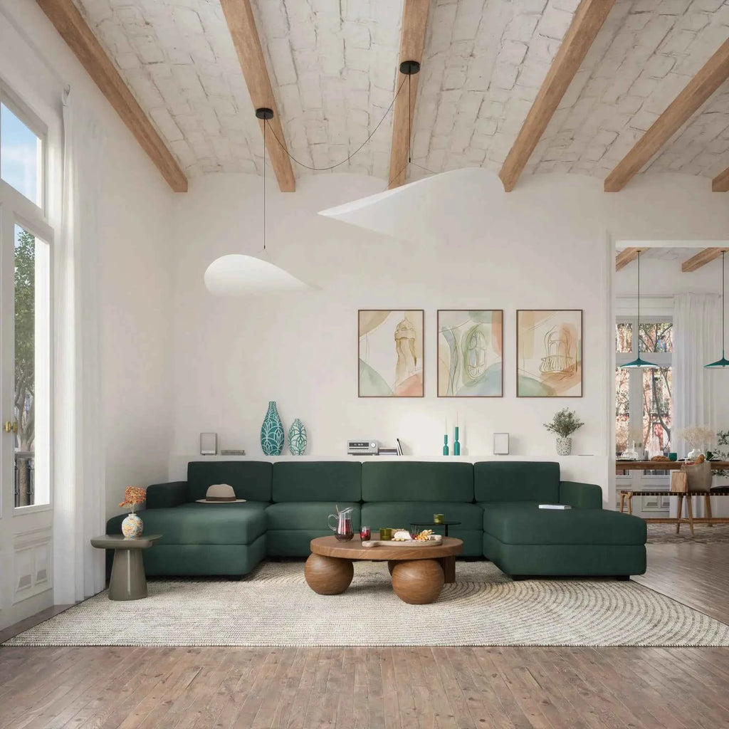 Modulo Pouf Grande GRACIA - Verde