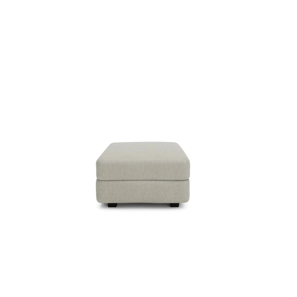 Divano Modulare GRACIA - Modulo Pouf Beige Grigio