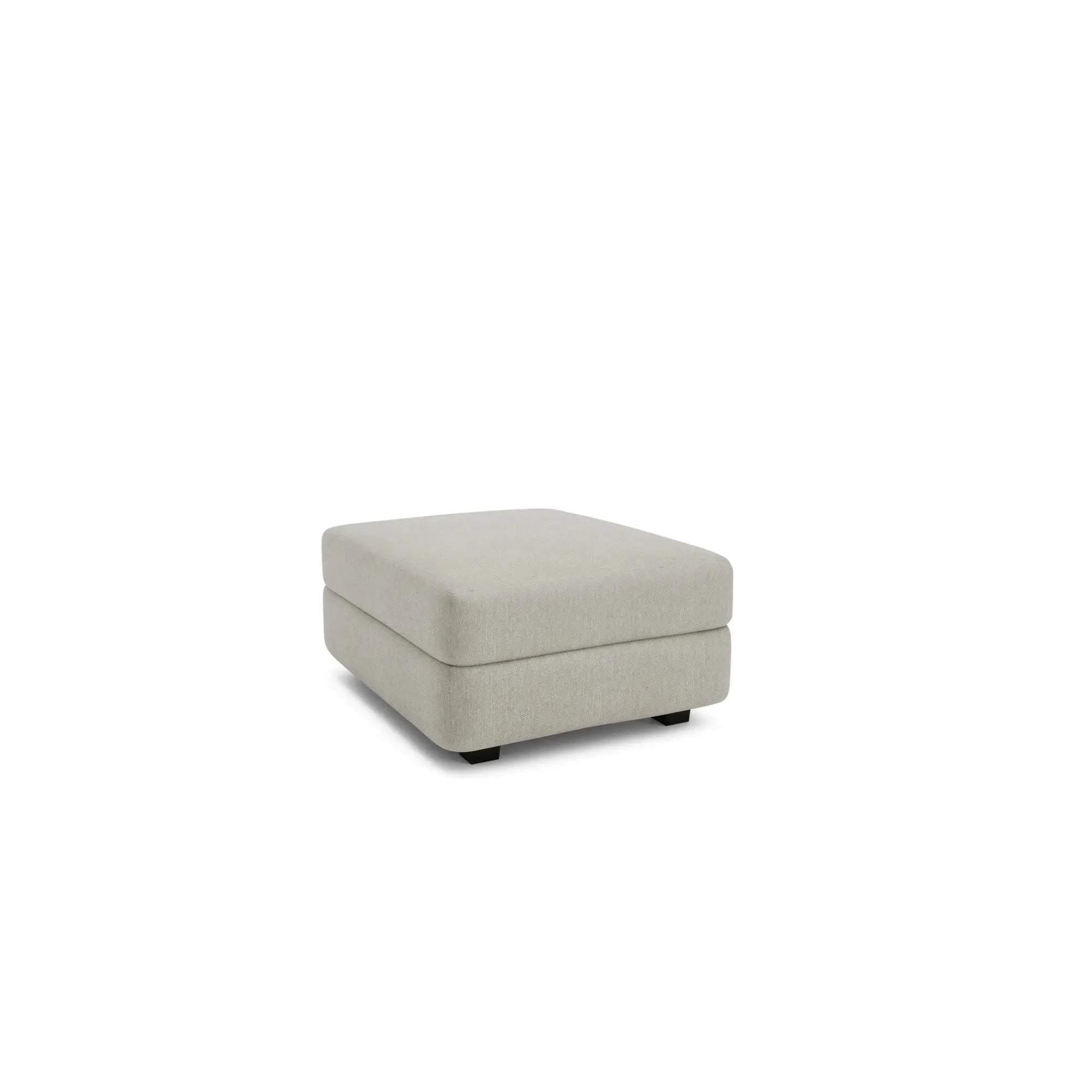 Divano Modulare GRACIA - Modulo Pouf Beige Grigio