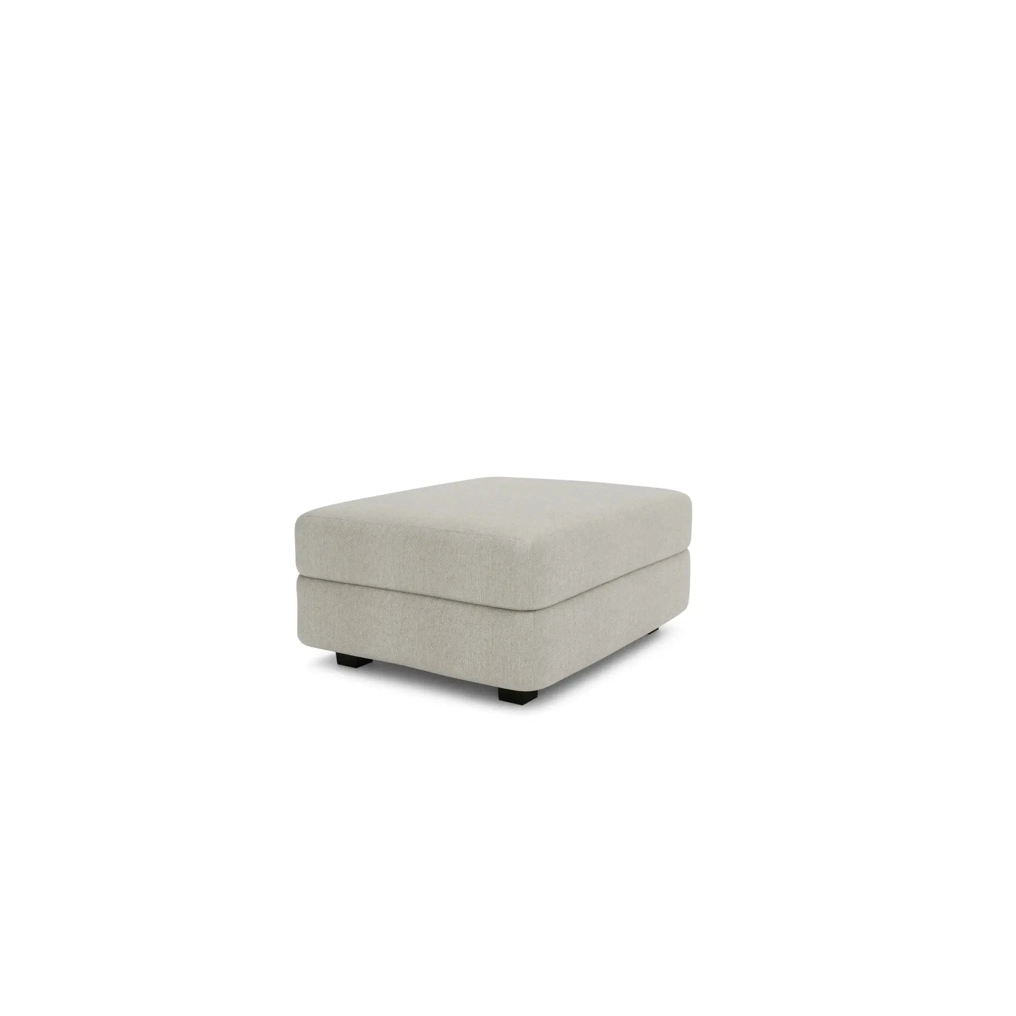 Divano Modulare GRACIA - Modulo Pouf Beige Grigio