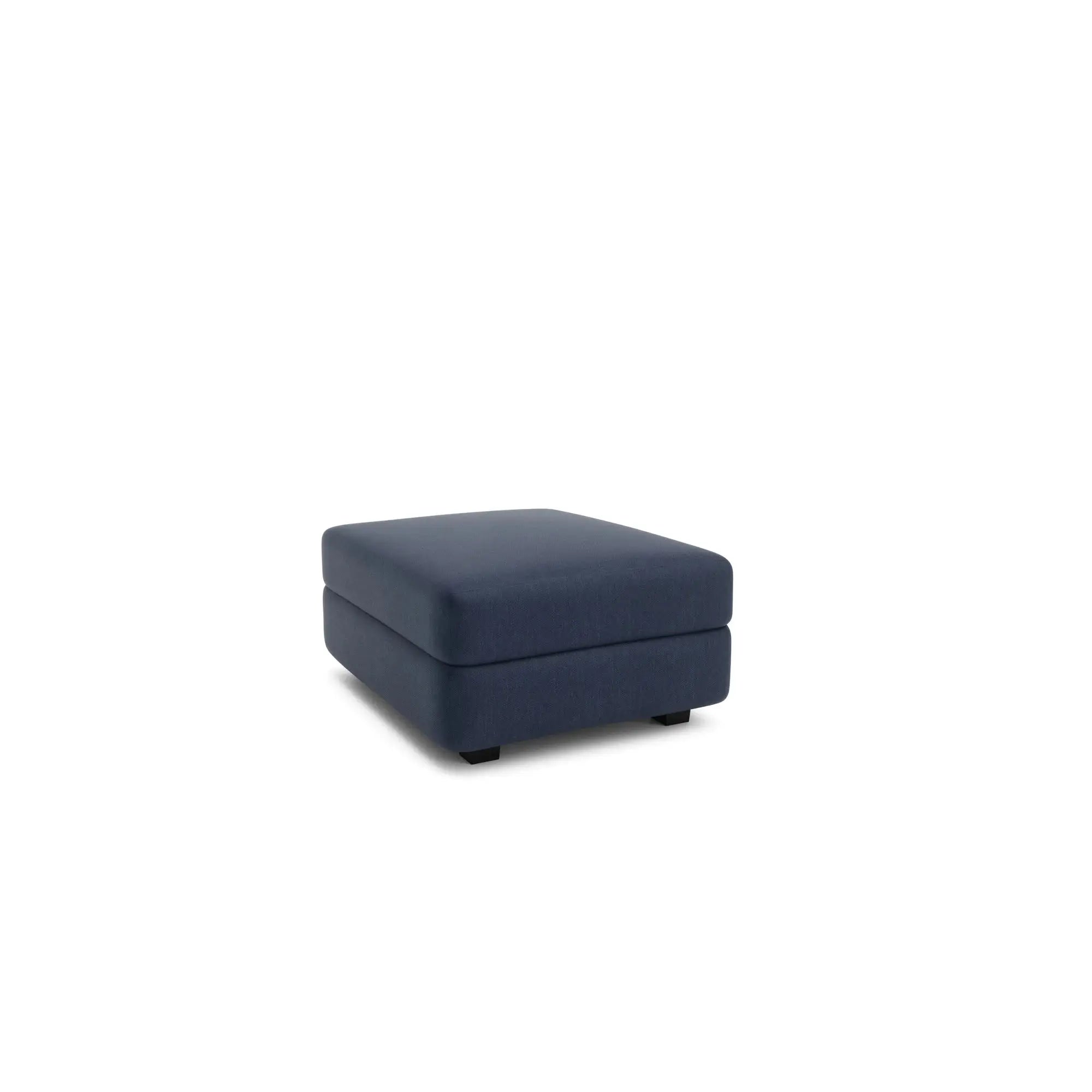 Divano Modulare GRACIA - Modulo Pouf Blu Scuro