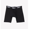 Obey Boxer intimo da uomo Established Work 100090000 nero. Confezione da 2 pezzi