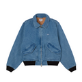 Obey giubbino in denim da uomo in CWU 121800587 indaco chiaro