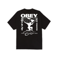 Obey maglietta manica corta da uomo Bizzare New Visions 165264057 nero