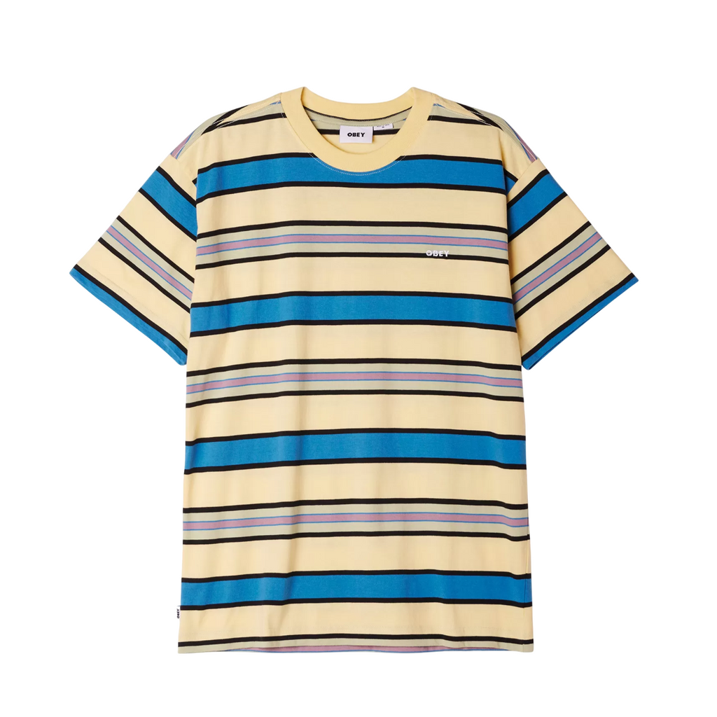 Obey maglietta  manica corta da uomo Valencia 131080315 butter multi