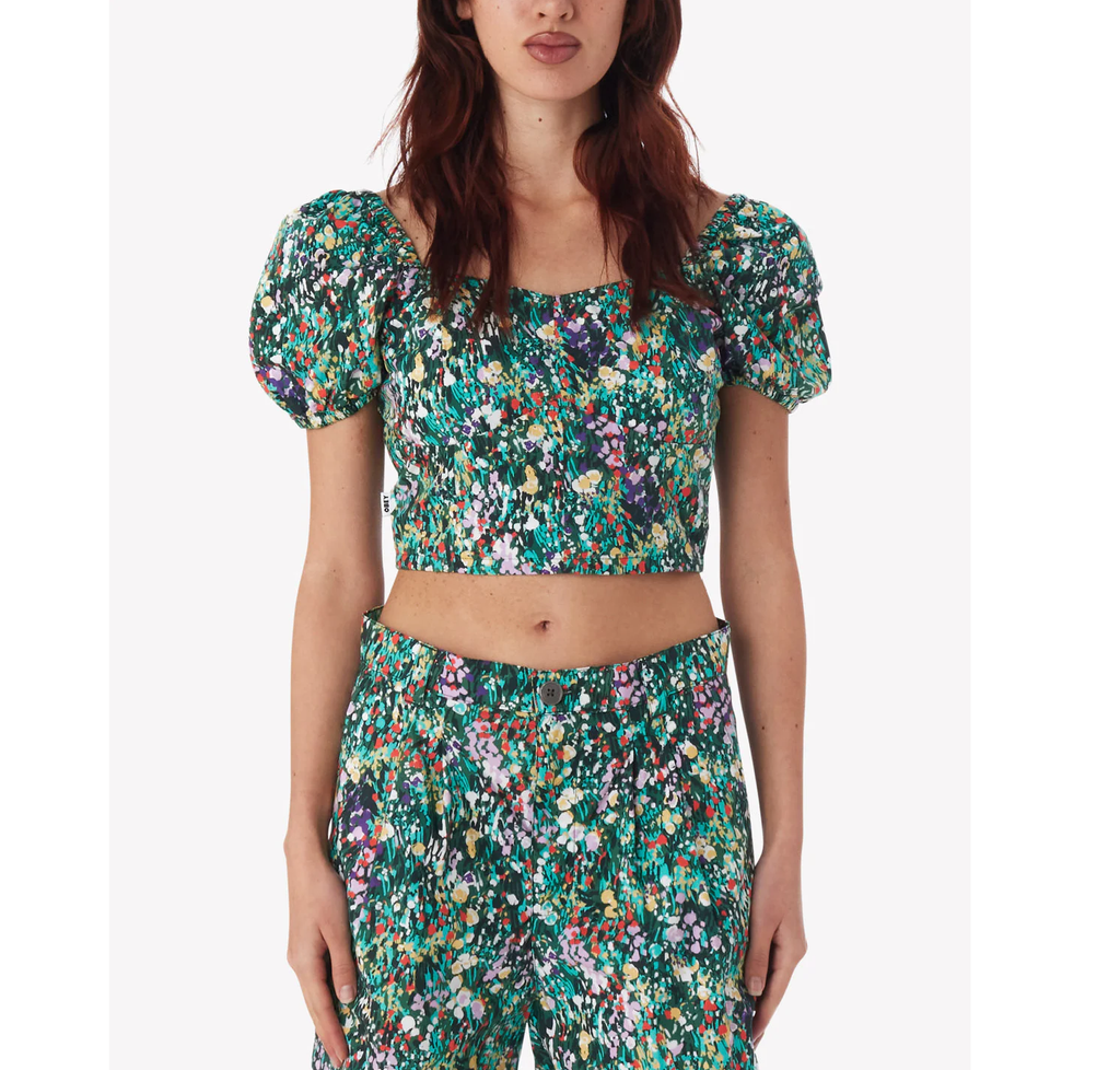 Obey maglietta top da donna Garden 281210117 multicolore