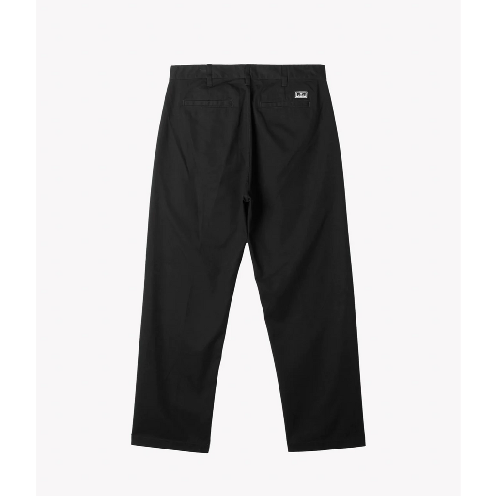 Obey pantalone da uomo Hardwork Work 142020228 nero