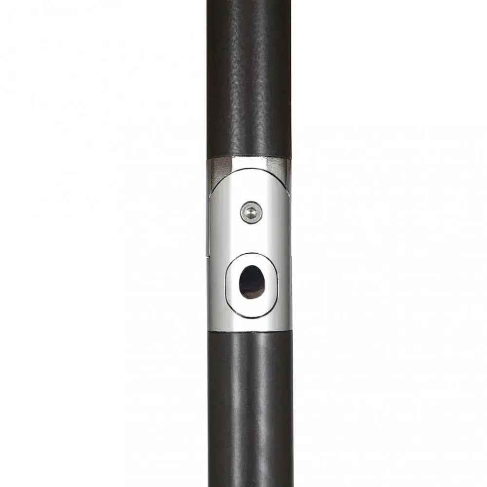 Ombrellone Nice Nero 2x2 - Telo Ecru in Alluminio