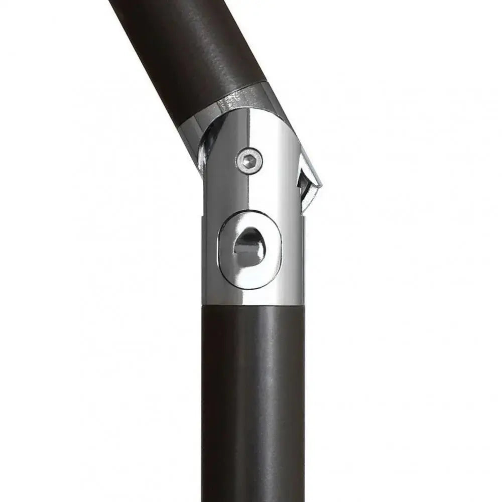 Ombrellone Nice Nero 2x2 - Telo Ecru in Alluminio