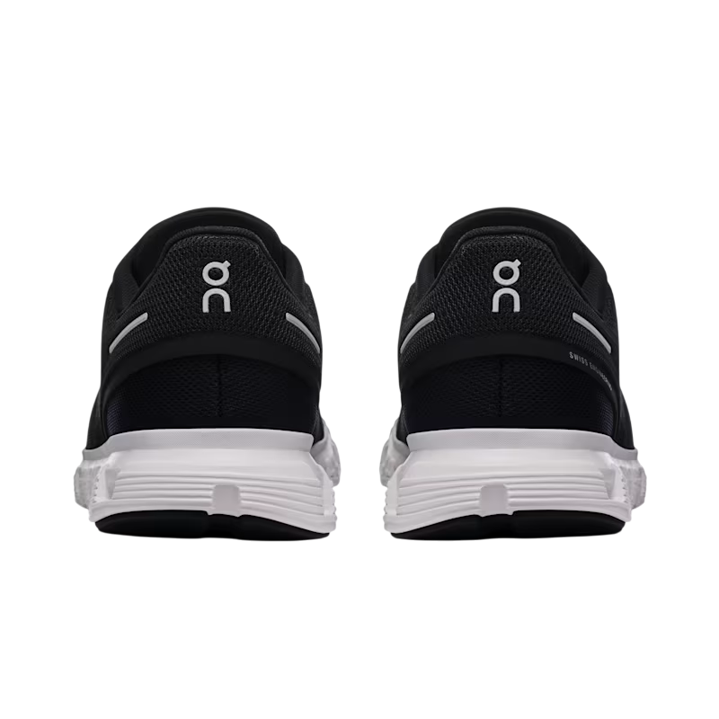On Cloud 6 Donna Nero Bianco - Scarpe Running Ammortizzazione CloudTec