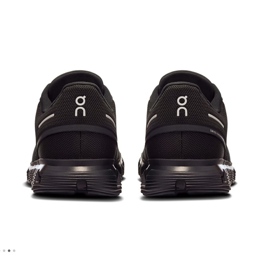 On Cloud 6 Uomo Nero Total Black - Scarpe Running Ammortizzazione CloudTec