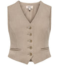 Only Gilet Ragazza KOGHATTIE-IRIS WAISTCOAT Taupe - 15374564