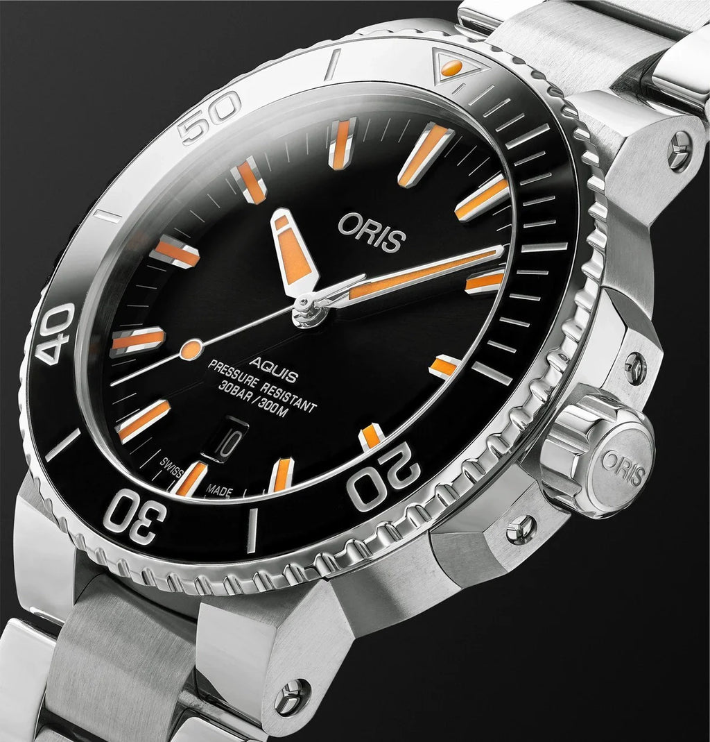 Oris Aquis Date Automatic Swiss Made Nero/Giallo 43.5mm – 01 733 7730 4159-07 8 24 05PEB