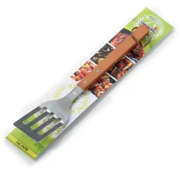 Paletta in Acciaio Inox da 39 cm con Manico in Legno