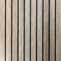 Pannello Murale in PVC con Doghe Effetto Legno 3D