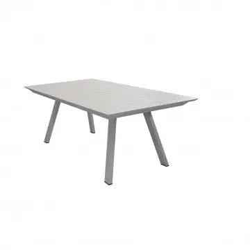 Tavolo rettangolare Zante allungabile 200/300 x 110 in alluminio