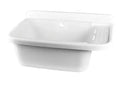 Lavandino da parete in resina 50x35x24