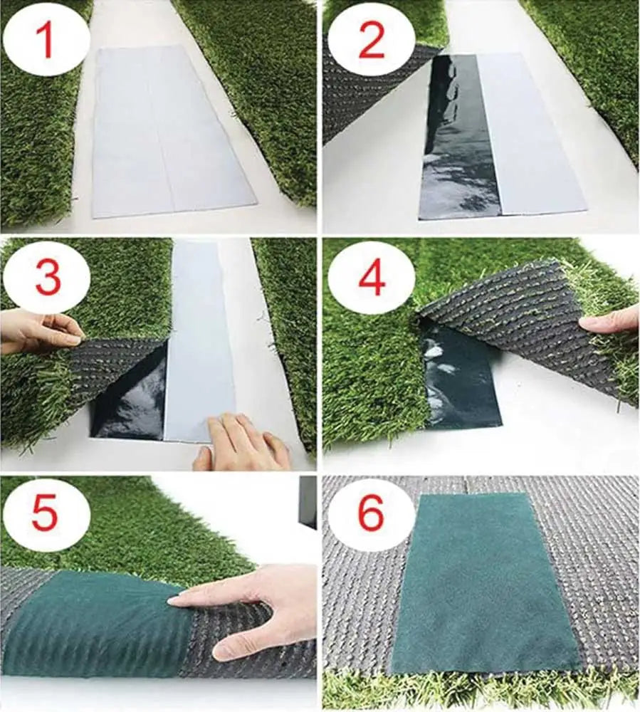 Nastro di Giunzione Adesivo per Prato Sintetico 15cm x 5m
