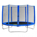 Trampolino elastico con rete diametro 366 cm acciaio zincato portata 160 kg