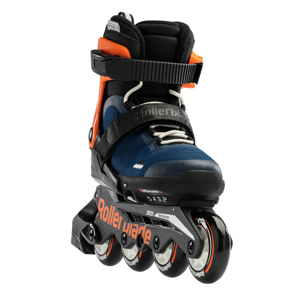 Rollerblade Microblade Pattini Estensibili Junior Blu Notte Arancio - 07221900174