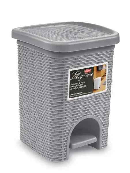Pattumiera bagno Elegance LT.6 grigia