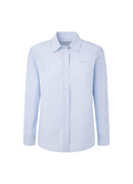 Pepe Jeans Camicia da donna a righe Lyra PL304703 563 azzurra con righe bianche