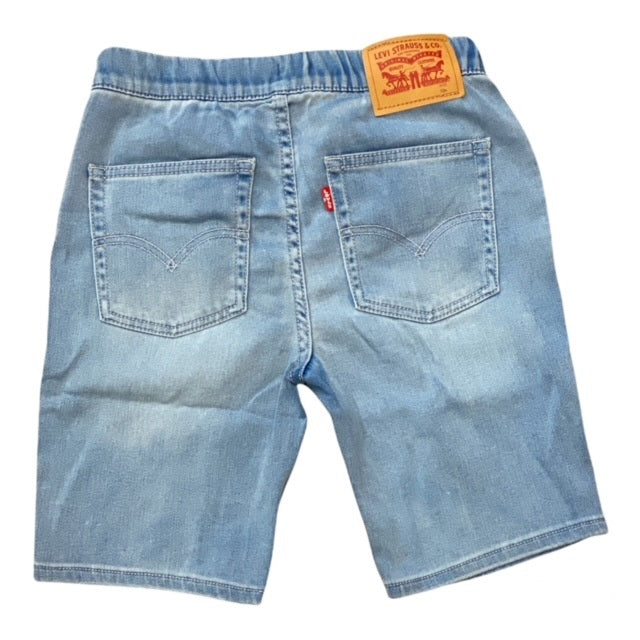 Levi's Kids Bermuda da ragazzo in demin Skinny Dobby Short  9ED613-L0K salt lake