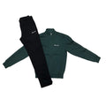 Champion Tuta sportiva da uomo Full Zip 217411 GS514 BTL verde-nero