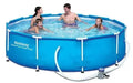 Piscina Rotonda Fuoriterra Steel Pro Frame 305x76 con Pompa