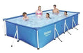 Piscina Rettrangolare con Telaio Splash Frame 400x211x81 lt.5.700