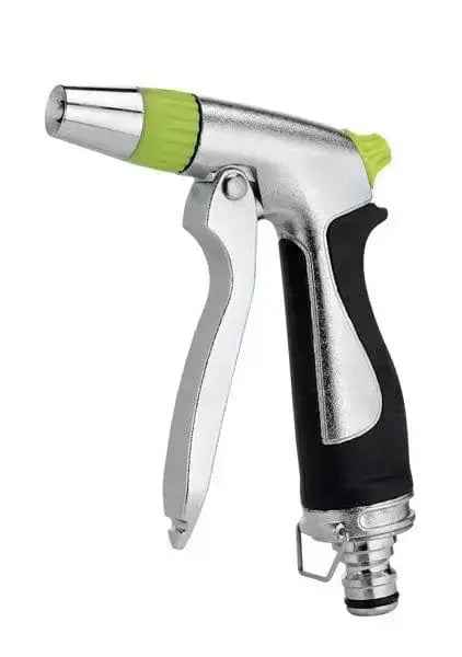 Pistola in metallo cromato reg.le