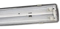 Plafoniera stagna per tubi 2x18w