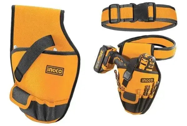 Porta avvitatore con cintura 6 tasche ingco