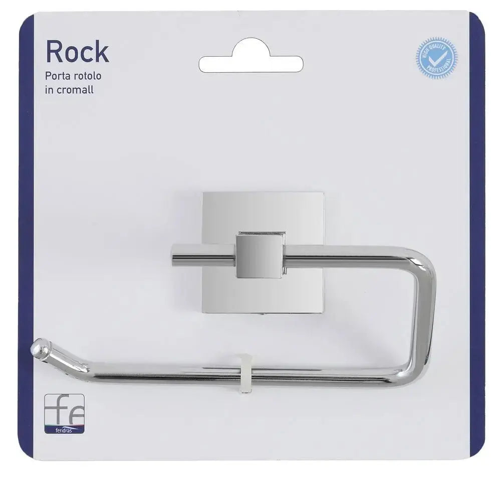 Porta rotolo in cromall rock