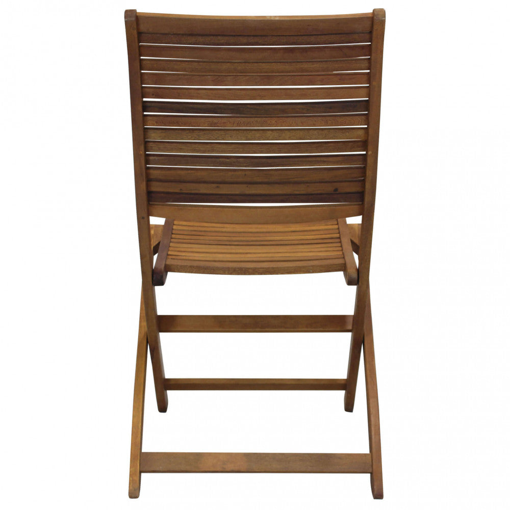Sedia Riviera in legno di Acacia massiccio con dimensioni cm 50 x 65 x 94 h